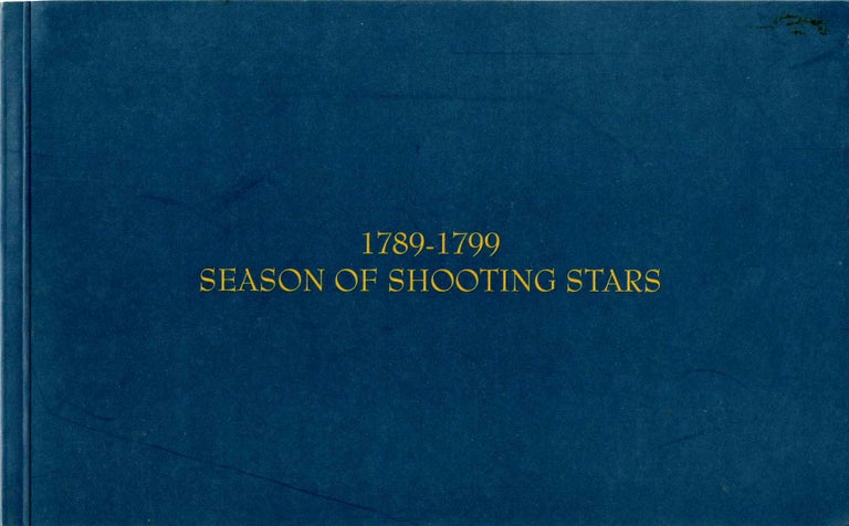 Item #015992 1789-1799 SEASON OF SHOOTING STARS. Chema Cobo.