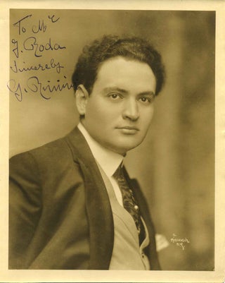 Item #016194 Photograph signed by Giacomo Rimini (1887-1952). Giacomo Rimini