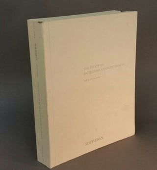 Item #016440 THE ESTATE OF JACQUELINE KENNEDY ONASSIS. Sale 6834. Auction, April 23-26, 1996....