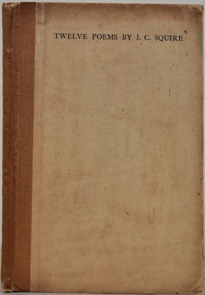 Item #016473 TWELVE POEMS. Decorations by A. Spare, cut on wood by W. Quick. J. C. Squire