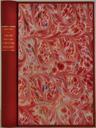 Item #016634 LIBRARY RESOURCES OF HARVARD UNIVERSITY. A Bibliographic Guide. William Vernon Jackson