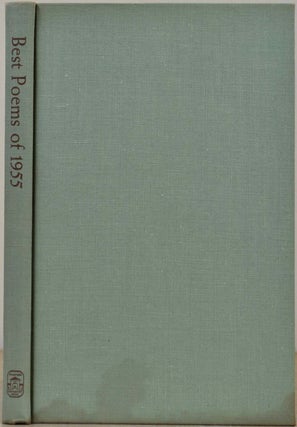 Item #016654 BEST POEMS OF 1955. Borestone Mountain Poetry Awards 1956. A Compilation of Original...
