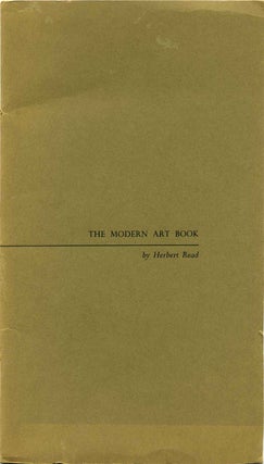 Item #016675 THE MODERN ART BOOK. Herbert Read