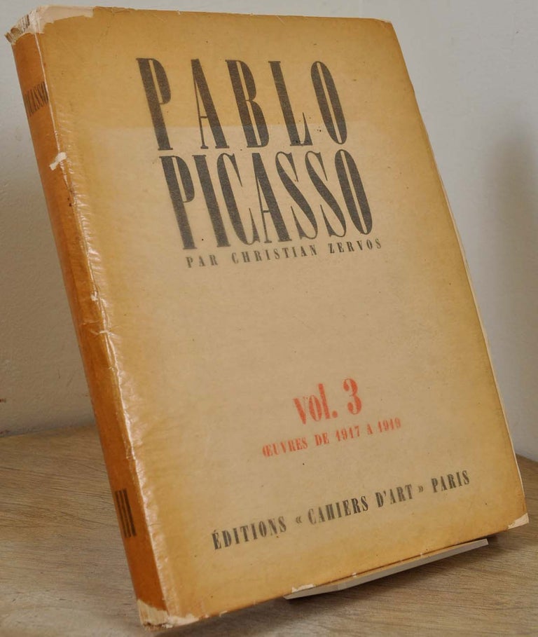 Item #016721 Cahiers d'Art 1949. PABLO PICASSO. Vol 3. Oeuvres de 1917 e 1919. Christian Zervos.