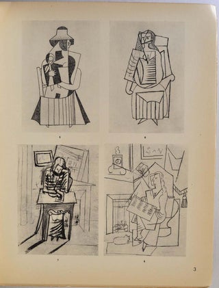 Cahiers d'Art 1949. PABLO PICASSO. Vol 3. Oeuvres de 1917 e 1919.