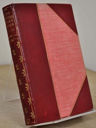 Item #016985 THE LOVE LETTERS OF MR. H. & MISS R. 1775-1779. Gilbert Burgess, James Hackman,...