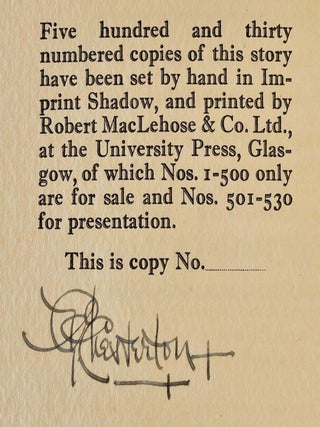 THE WOBURN BOOKS. Eighteen volume set. Limited editions signed by the authors, including D.H. Lawrence, G.K. Chesterton, Sherwood Anderson, Robert Graves, David Garnett, and others.