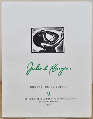 Item #017045 CUADERNOS DE POESIA. No. 9. Julia de Burgos, Torres Martino