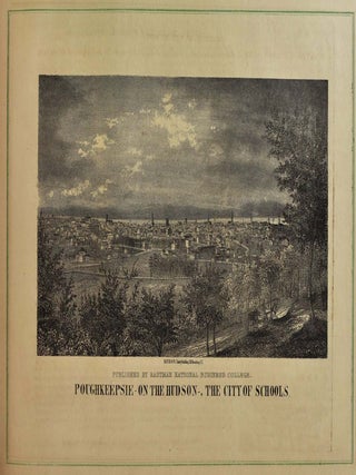 Autograph sentiment book from the 1860's with contributions by Eastman National Business College students (and others) including original artwork by renowned American artist Cassius M. Coolidge.