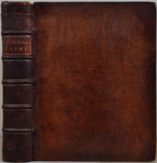 Item #017762 POEMS by C. Churchill. Containing The Rosciad, The Apology, Night, The Prophesy of...