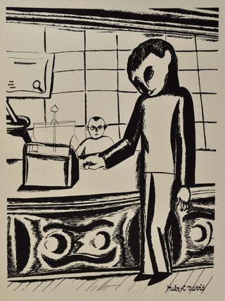 THE SYMBOLIC DRAWINGS OF HUBERT DAVIS FOR AN AMERICAN TRAGEDY. Limited edition signed by Theodore Dreiser and Hubert Davis.