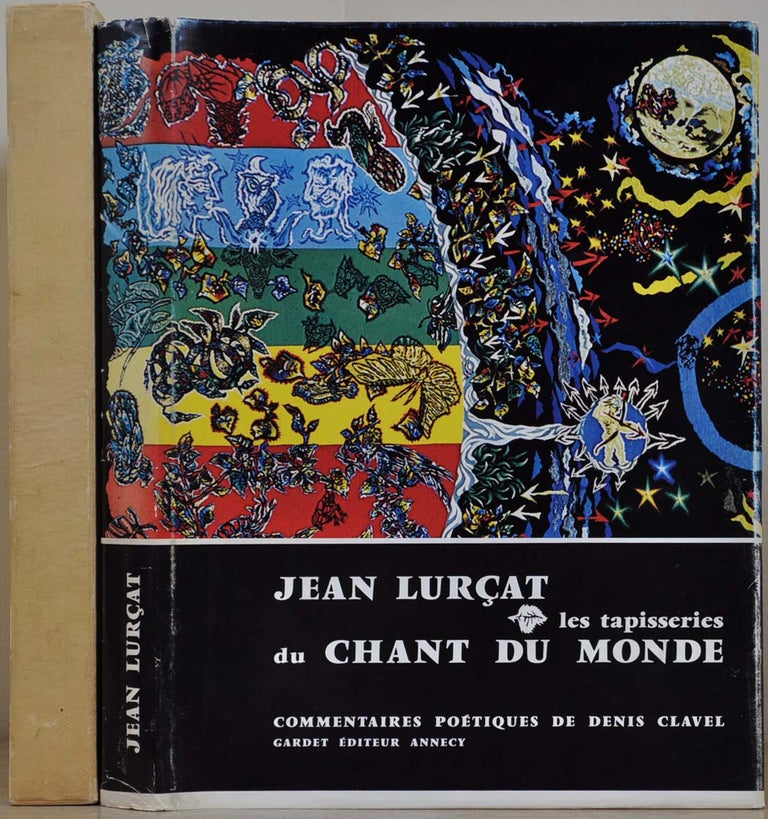 Item #017883 Les Tapisseries Du Chant Du Monde. Limited edition with an original color lithograph pencil-signed by Jean Lurcat. Jean Lurcat, Denis Clavel, Clement Gardet.