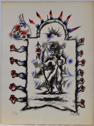 Les Tapisseries Du Chant Du Monde. Limited edition with an original color lithograph pencil-signed by Jean Lurcat.