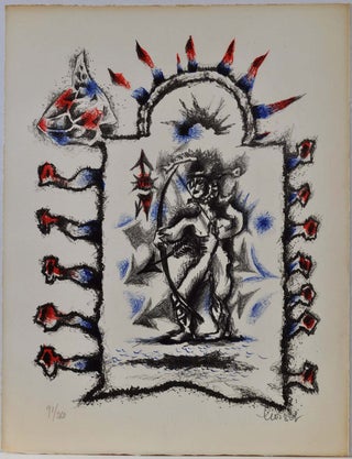 Les Tapisseries Du Chant Du Monde. Limited edition with an original color lithograph pencil-signed by Jean Lurcat.