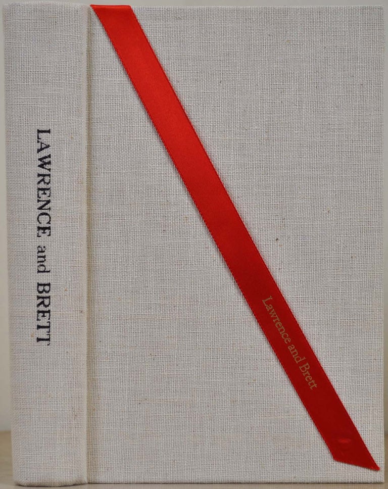 Item #017974 LAWRENCE AND BRETT. A Friendship. Limited edition signed by Dorothy Brett and John Manchester. Dorothy Brett, John Manchester.