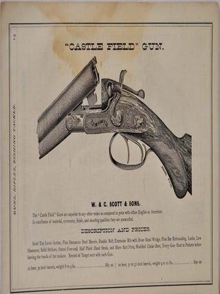 EATON'S GUN HOUSE. E.E. Eaton's 1883 Price List. Guns, Rifles, Revolvers, Fishing Tackle, etc., etc.