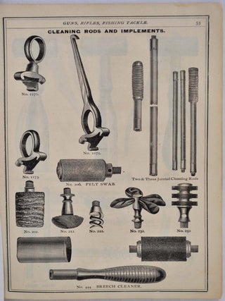 EATON'S GUN HOUSE. E.E. Eaton's 1883 Price List. Guns, Rifles, Revolvers, Fishing Tackle, etc., etc.