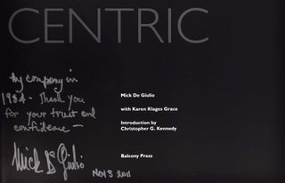 Kitchen Centric. Signed and inscribed by Mick De Giulio.