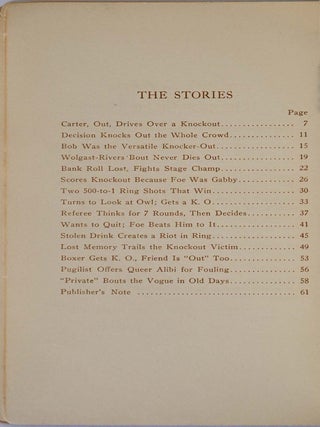KNOCKOUTS I HAVE SEEN. With Decorations and Drawings by Wallace E. Smith.
