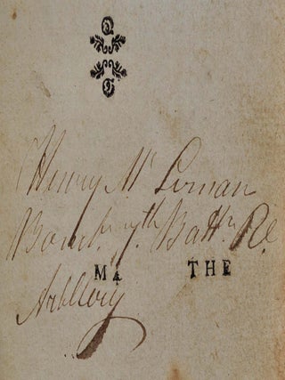 THE MESSIAH. In Nine Books. ROYAL ARTILLERY BOOK.
