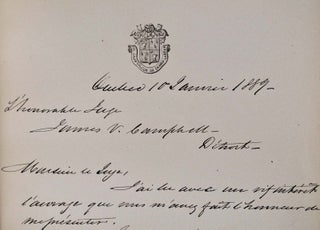 LETELLIER DE SAINT-JUST ET SON TEMPS. Etude Historique. With a letter handwritten and signed by P.-B. Casgrain.