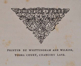 THE POETICAL WORKS OF JOHN MILTON. Printed from the Original Editions with a Life of the Author by A. Chalmers. With Twenty-four Illustrations by John Martin.