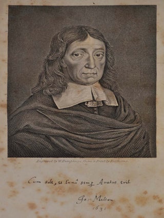THE POETICAL WORKS OF JOHN MILTON. Printed from the Original Editions with a Life of the Author by A. Chalmers. With Twenty-four Illustrations by John Martin.