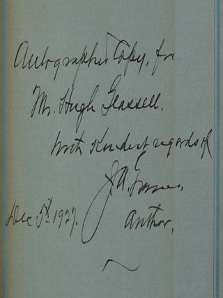 MY SEVENTY YEARS IN CALIFORNIA 1857-1927. Signed and inscribed by J. A. Graves.
