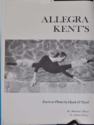 Allegra Kent's Water Beauty Book.