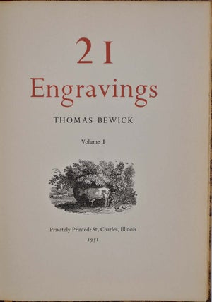 21 ENGRAVINGS. Two volume set.