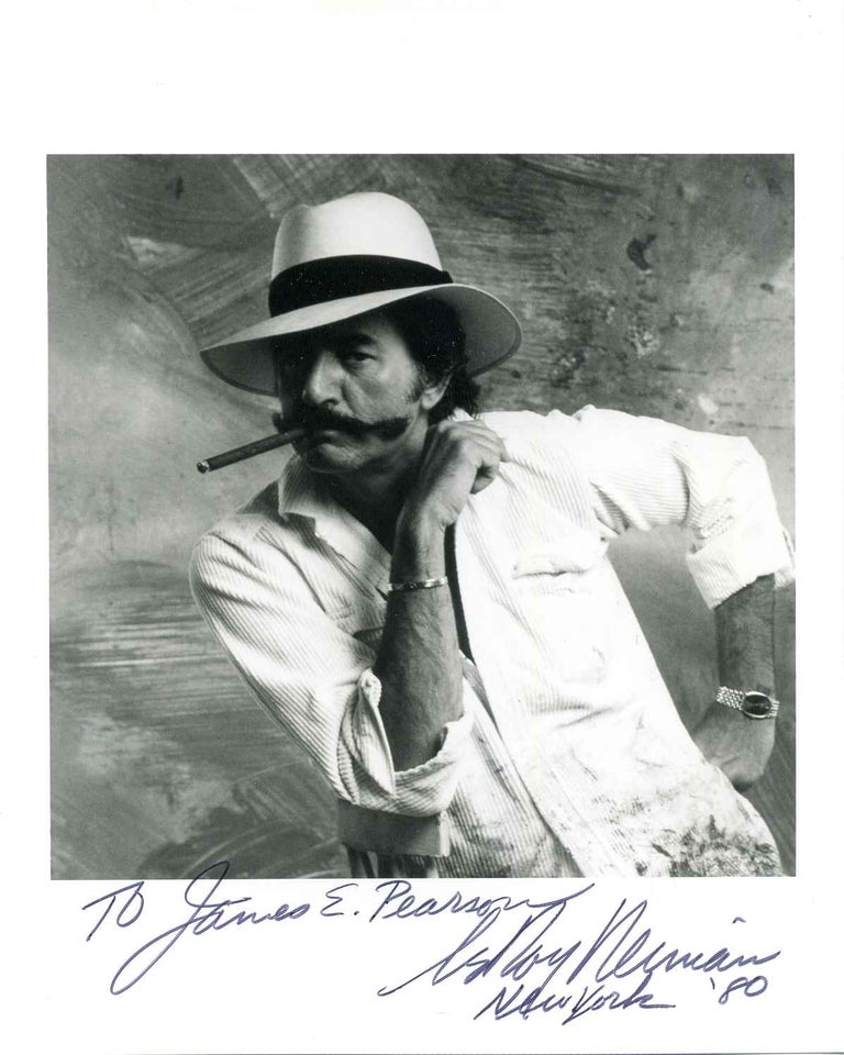 Item #019027 Photograph signed by the artist Leroy Neiman (1921-2012). Leroy Neiman.