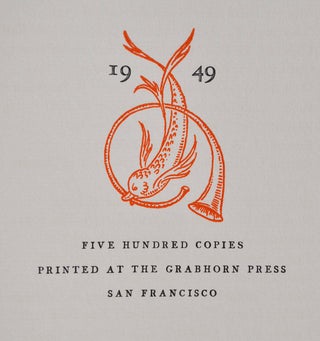 BOOKS OF THE CALIFORNIA GOLD RUSH. A Centennial Selection.