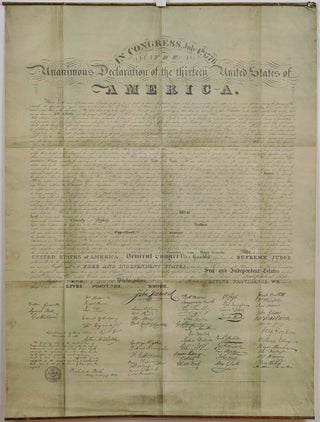 Item #019147 The Unanimous Declaration of the Thirteen United States of America in Congress July...
