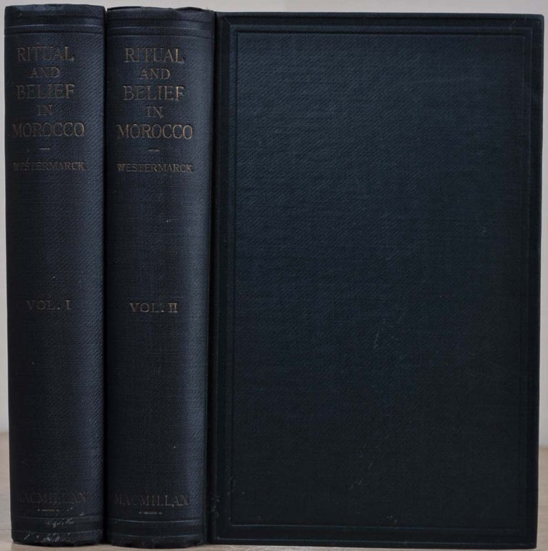Item #019193 RITUAL AND BELIEF IN MOROCCO. Two volume set. Edward Westermarck.