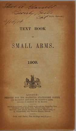 TEXT BOOK OF SMALL ARMS. 1909.