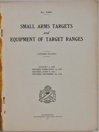 SMALL ARMS TARGETS AND EQUIPMENT OF TARGET RANGES (Fifteen Plates). Form No. 1992.