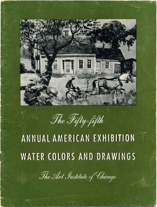 Item #019337 55th Fifty-Fifth Annual American Exhibition Water Colors and Drawings. June 8...