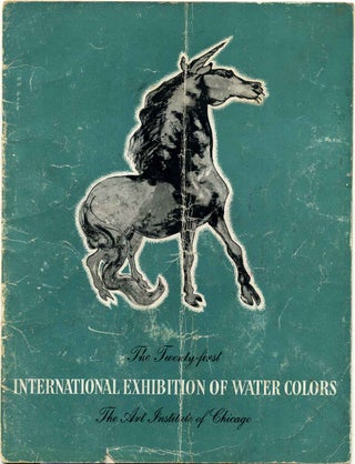 Item #019339 21st Twenty-first International Exhibition of Water Colors. May 14 to August 23,...