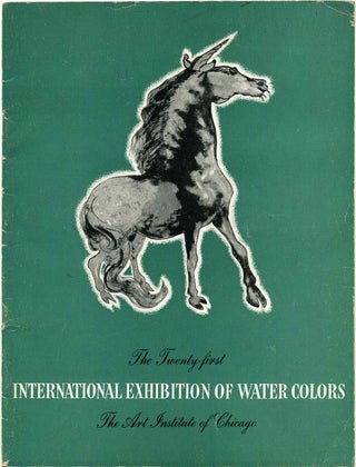 Item #019340 21st Twenty-first International Exhibition of Water Colors. May 14 to August 23,...