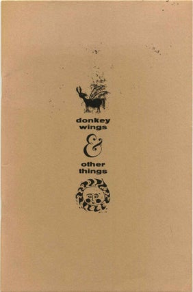 Item #019341 DONKEY WINGS & OTHER THINGS. Poems and stories about St. John written by children on...