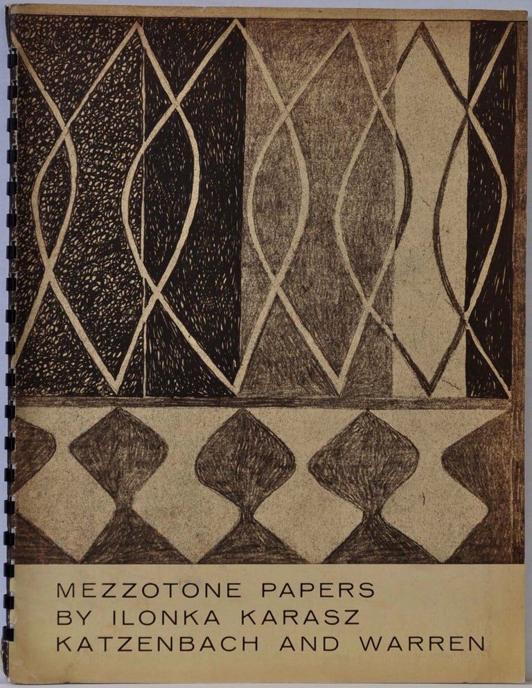 Item #019363 MEZZOTONE PAPERS. Sample Book. Ilonka Karasz.