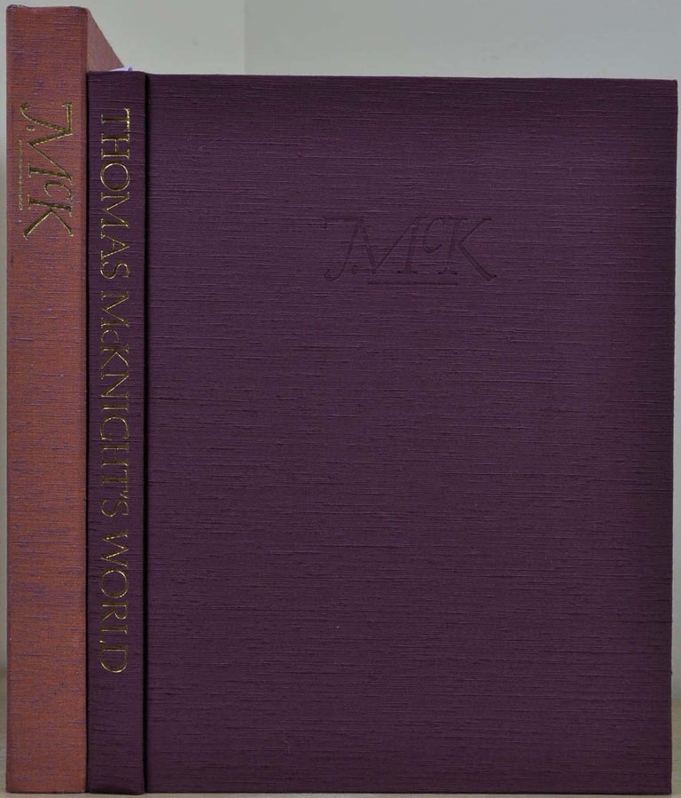 Item #019369 THOMAS MCKNIGHT'S WORLD: A Vision of Earthly Happiness. Limited edition signed by Thomas McKnight. Thomas McKnight.