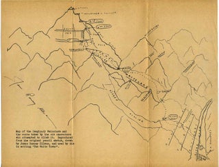 Typed letter and two maps signed by James Ramsey Ullman.