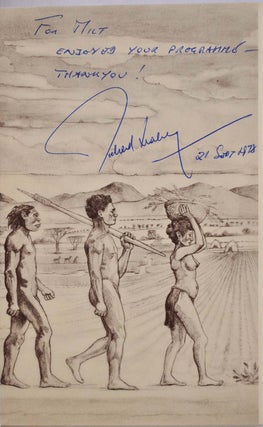 PEOPLE OF THE LAKE: Mankind and Its Beginnings. Signed and inscribed by Richard E. Leakey.
