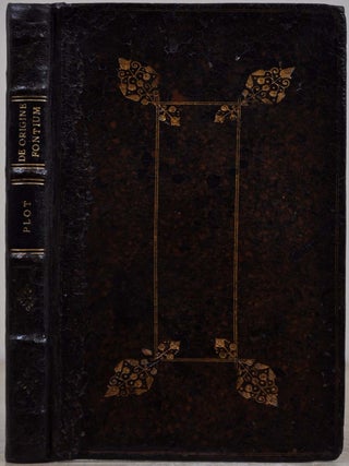 Item #019673 DE ORIGINE FONTIUM, tentamen philosophicum in praelectione habita coram Societate...