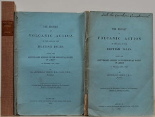 Item #019691 THE HISTORY OF VOLCANIC ACTION IN THE AREA OF THE BRITISH ISLES. Being the...