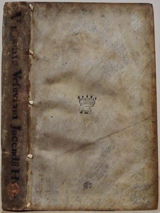 Item #019695 VESUVIANI INCENDII HISTORIA. Libri Tres. Salvatoris Varonis, Salvator Varo,...