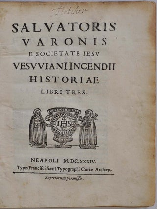 VESUVIANI INCENDII HISTORIA. Libri Tres.