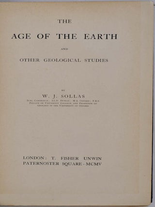 THE AGE OF THE EARTH.