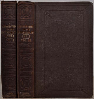 Item #019771 A SECOND VISIT TO THE UNITED STATES OF NORTH AMERICA. Two volume set. Charles Lyell